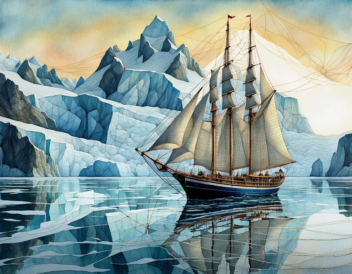 Sailing in Glacier Bay  by @Karen Asmussen