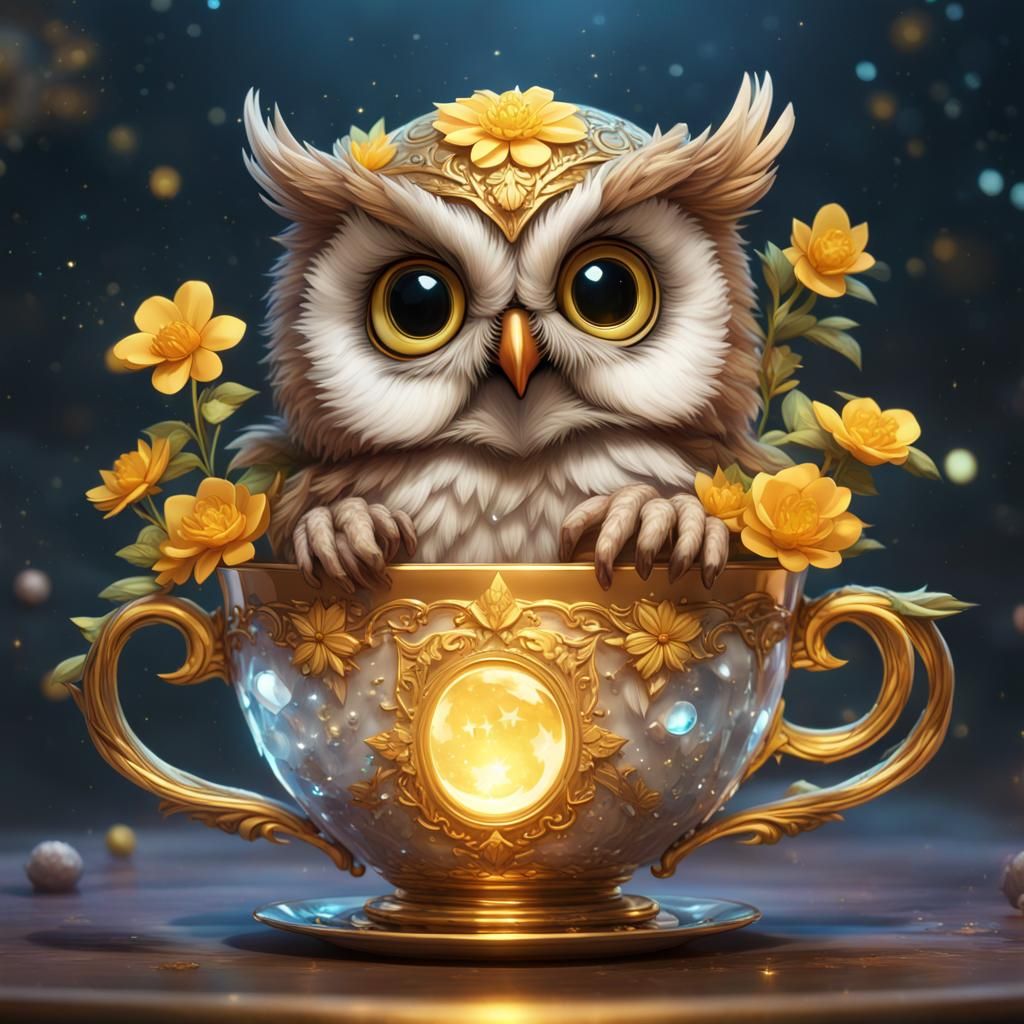 Owl  in Gold