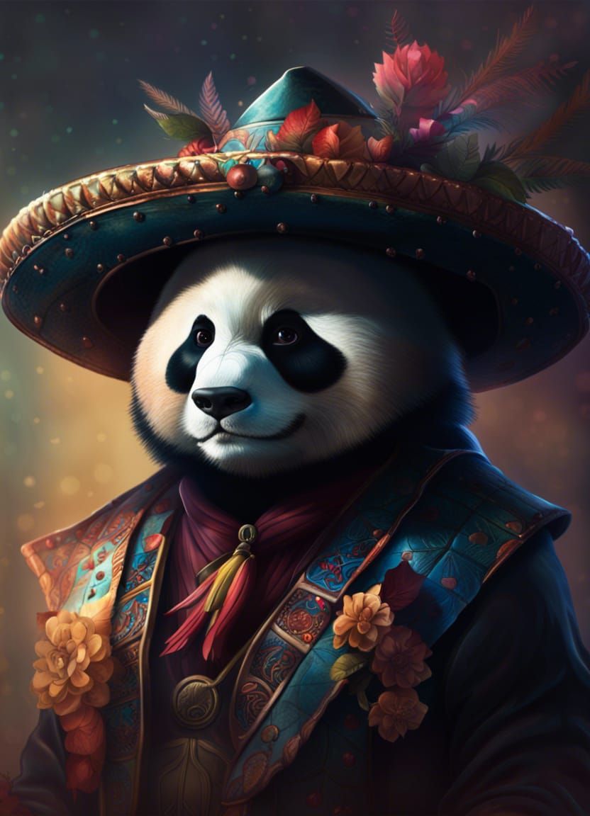 El Mariacchi Panda  by @Raposo