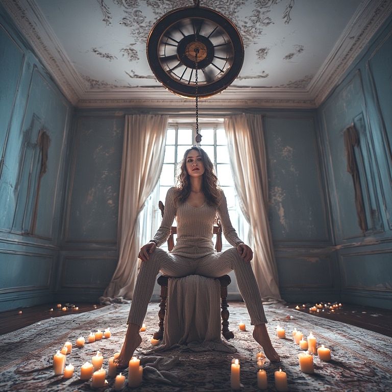 Séance with vertical fan