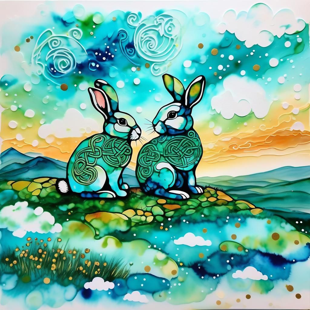 BUNNIES 🐰 hm i don't like this colours and don't like this ...