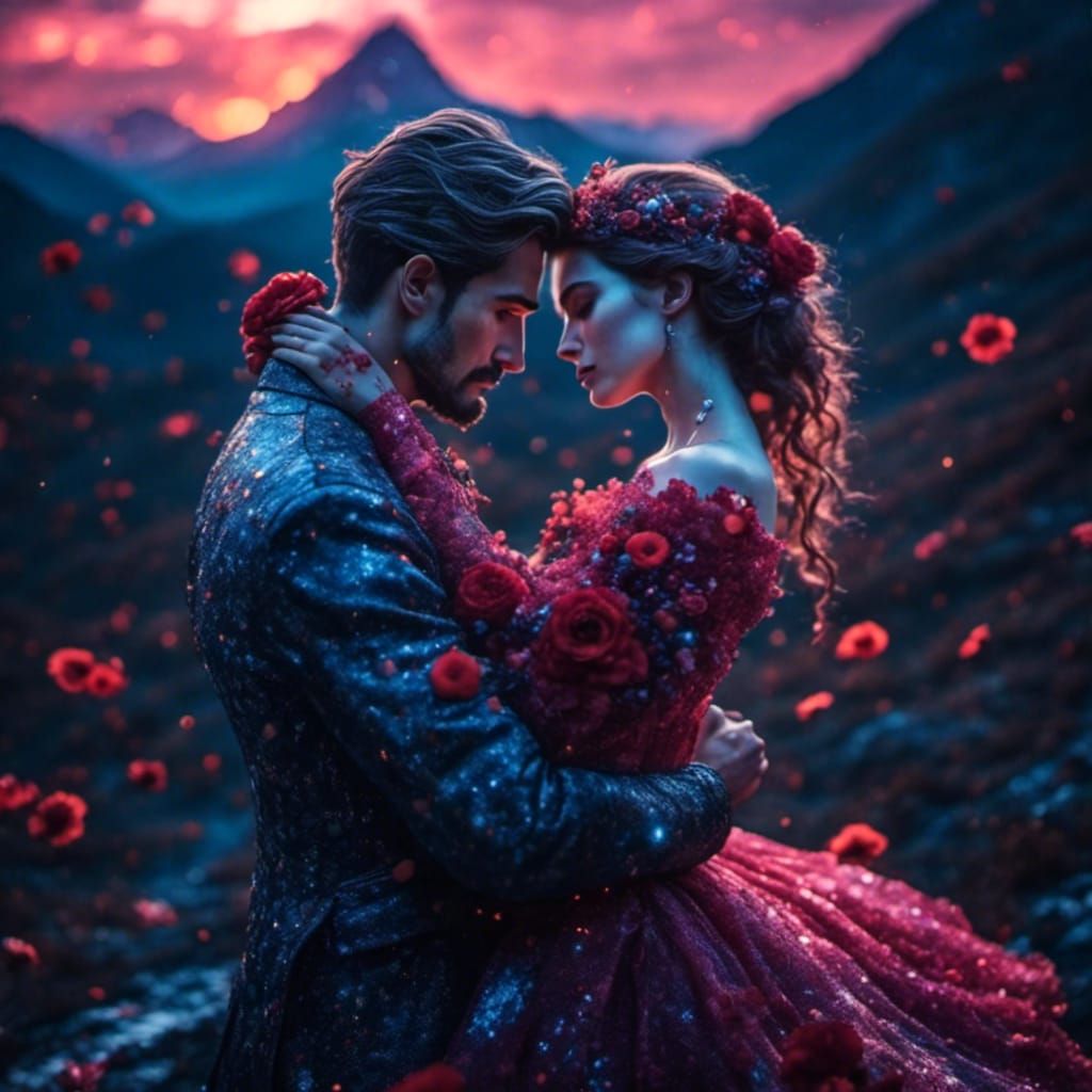 <lora:Night Sparkle:1.0> I feel safe in your arms
