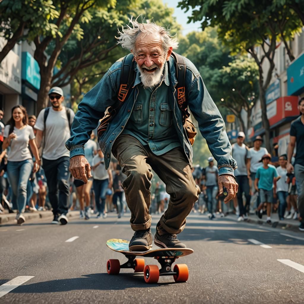 You never too old for fun  by @Dr T