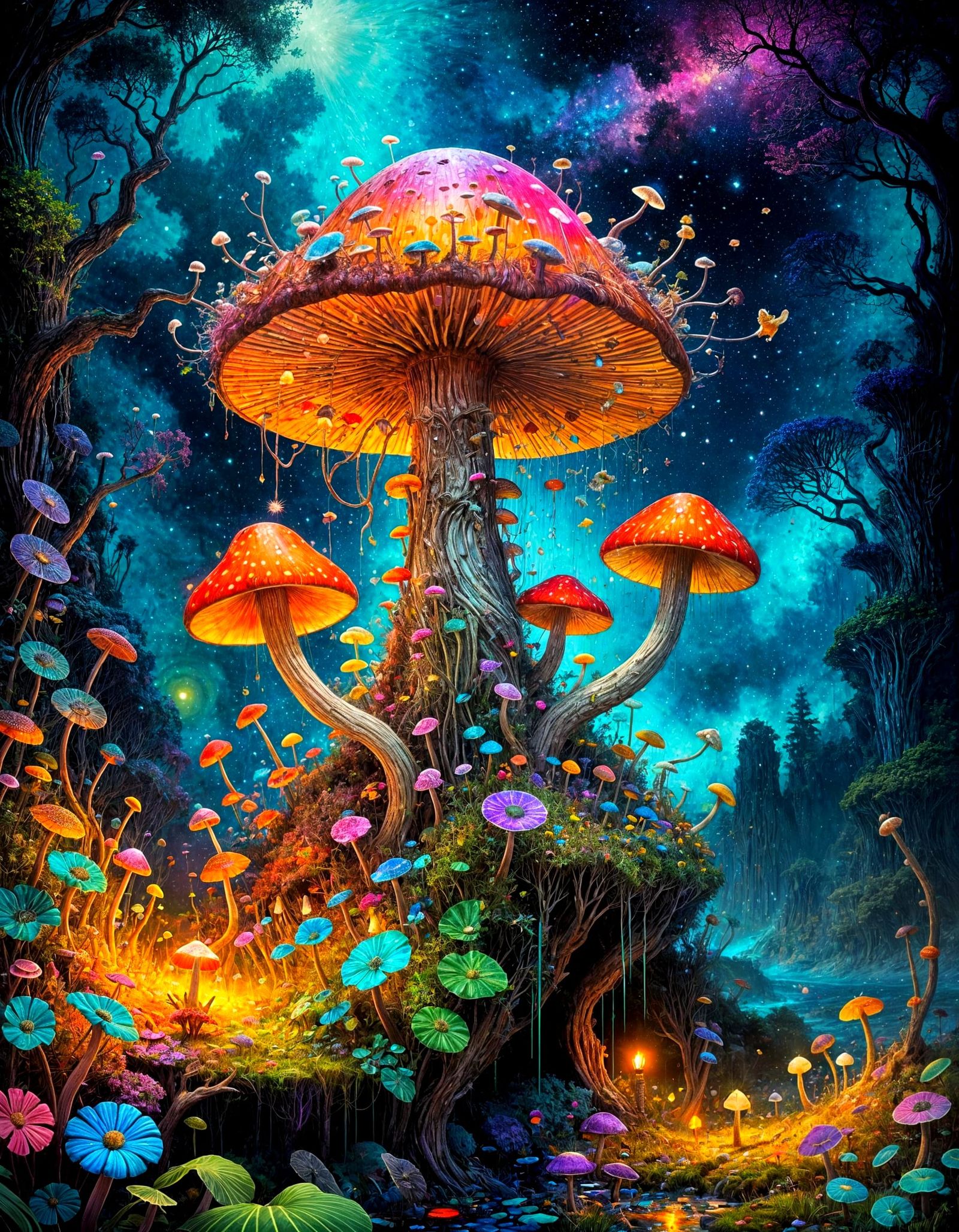 curious shroomscape  by @lawrencelot