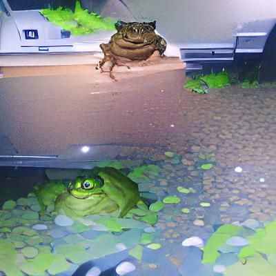 Big scary frog