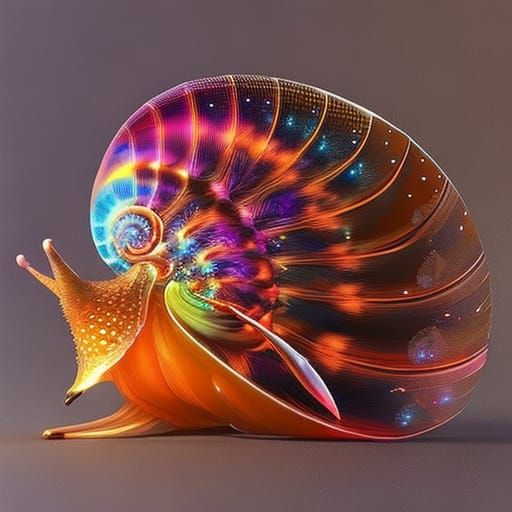 shining snail  by @Rad Shiba