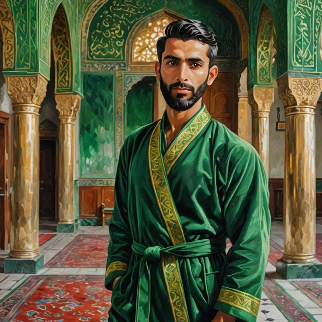 An elegant, handsome man