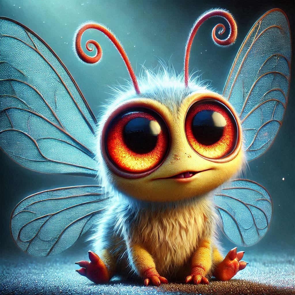 adorable fairy-tale fantasy creature portrait..