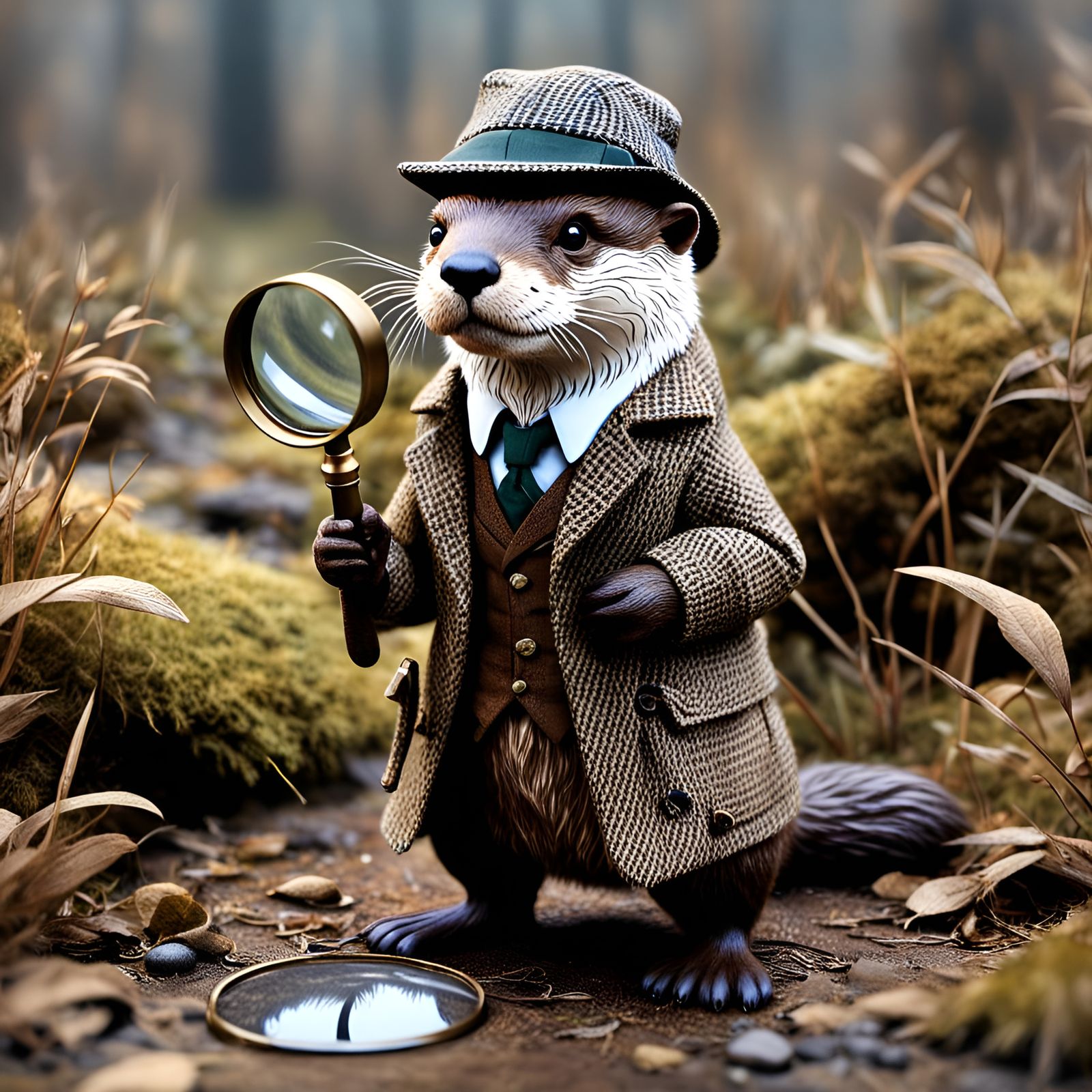 the great otter detective 🦦🔍