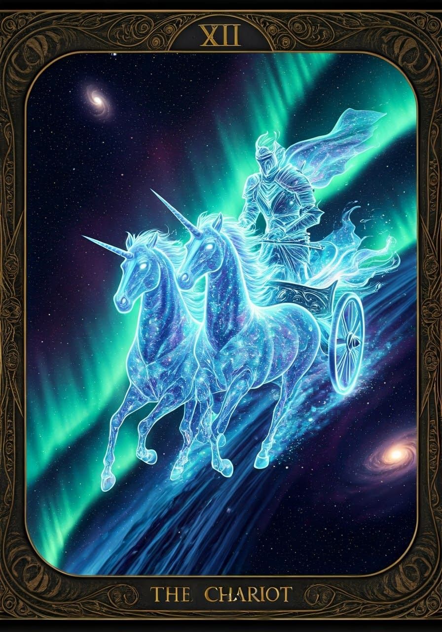 The Chariot: Stardust steeds, The knight's Celestial Ride