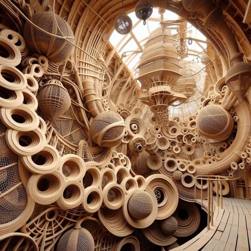 Hoops And Spheres Giant Sculpture....