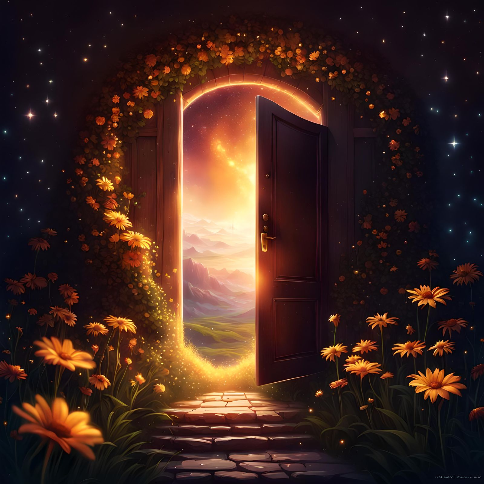 Mystical Transition “Entrance to Paradise”  by @Dotinger