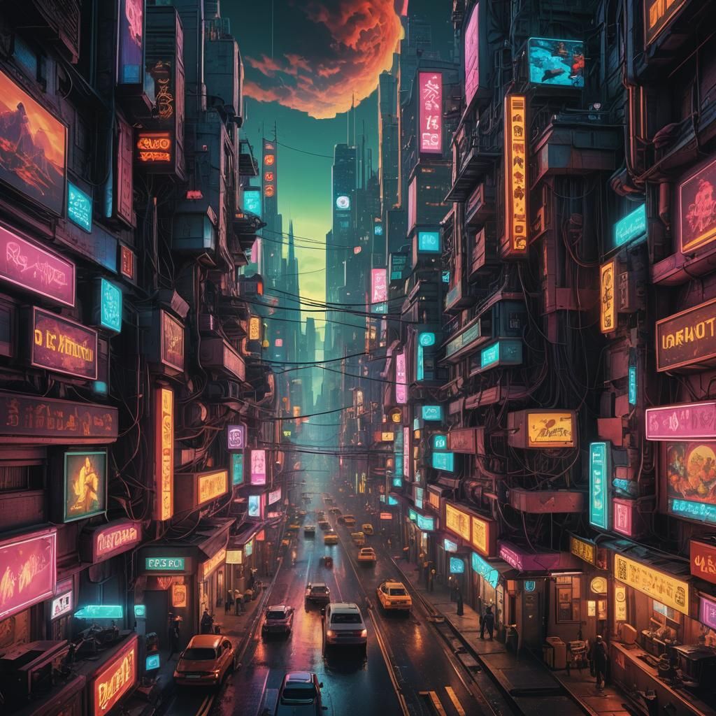 State of the art neon picture