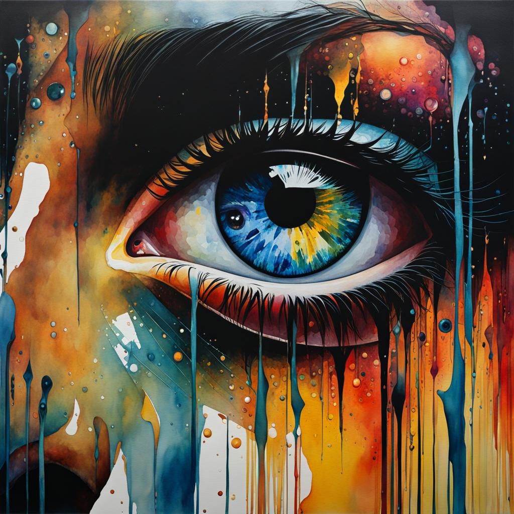 Tearing eye