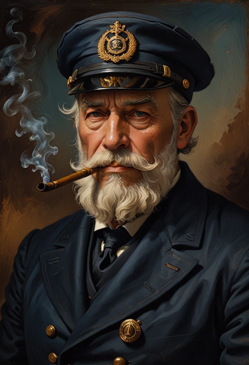 "THE WEATHETED CAPTAIN" 