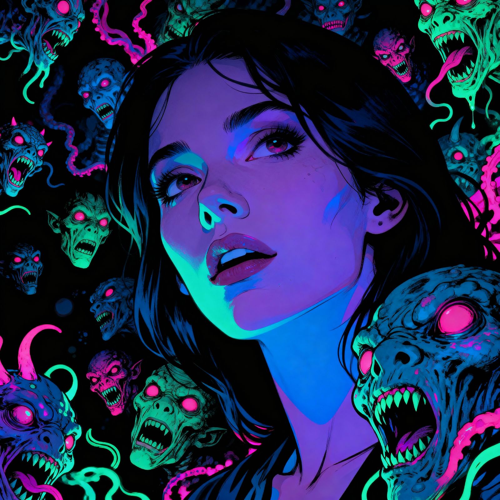 Neon Portrait