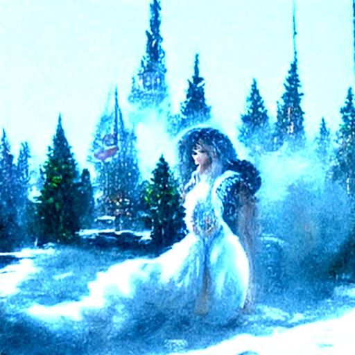 in the snow
