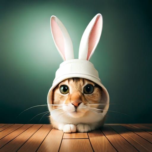 A rabbitcat - AI Generated Artwork - NightCafe Creator