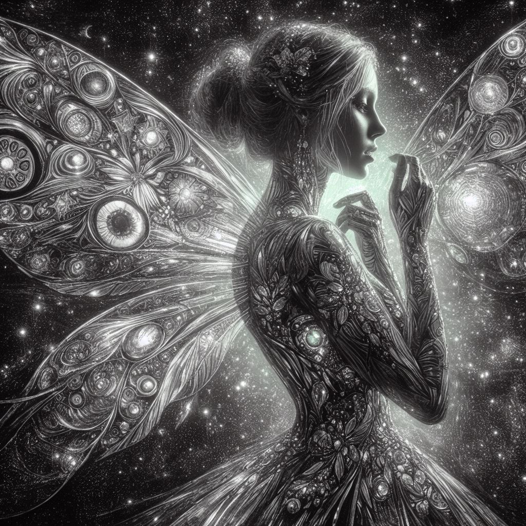 B&W  October Fairies