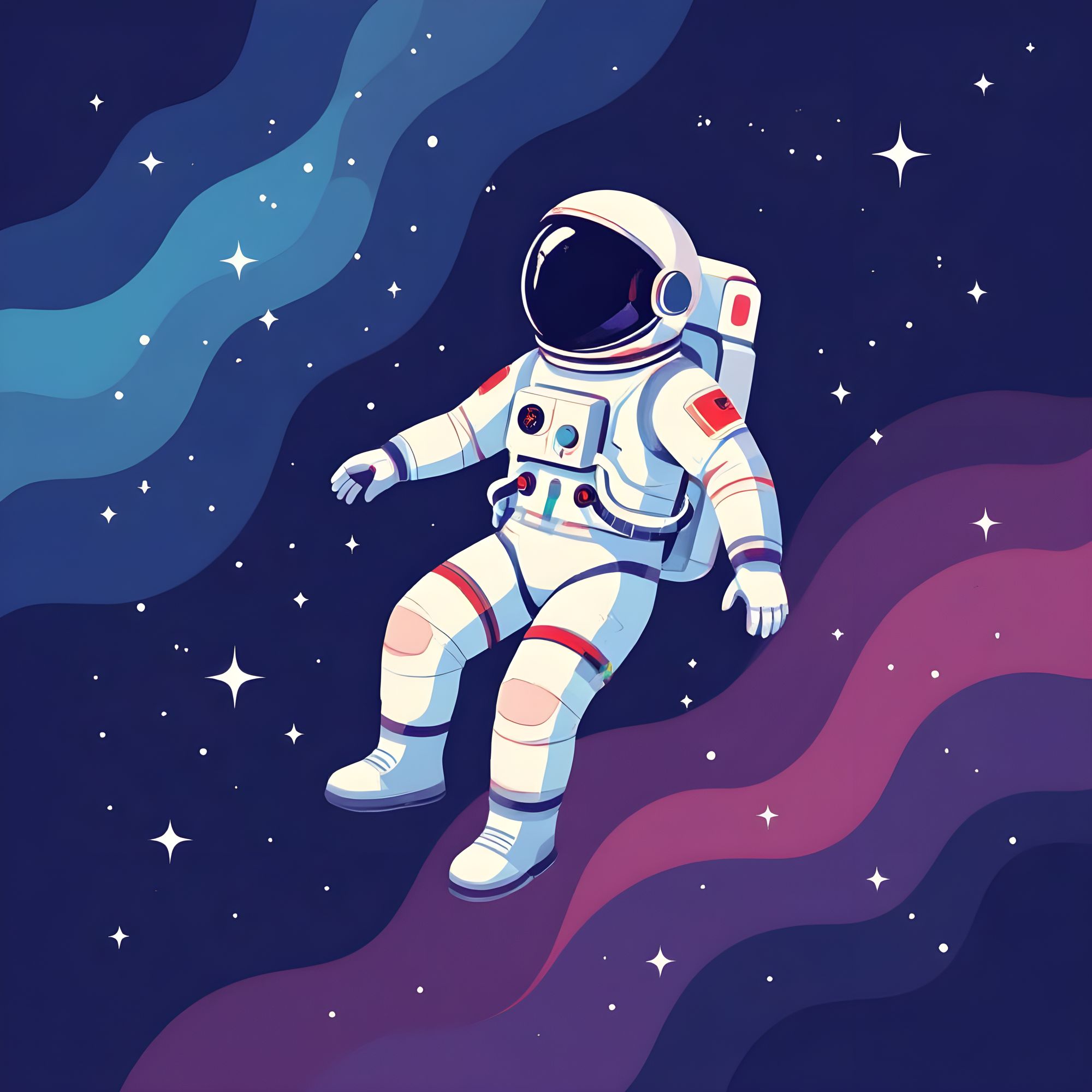 Astronaut lost in space....