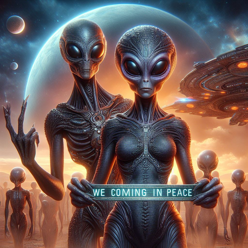 Aliens - We comming in peace