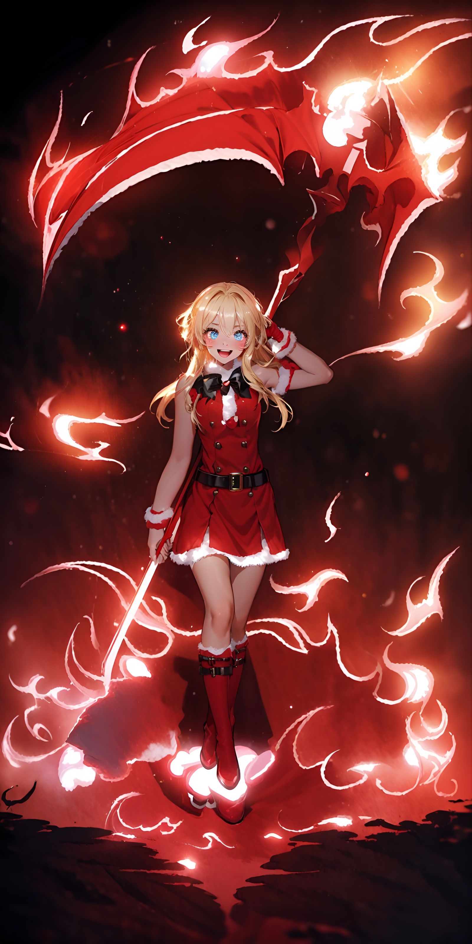 Santa's Scythe Wielding Guard