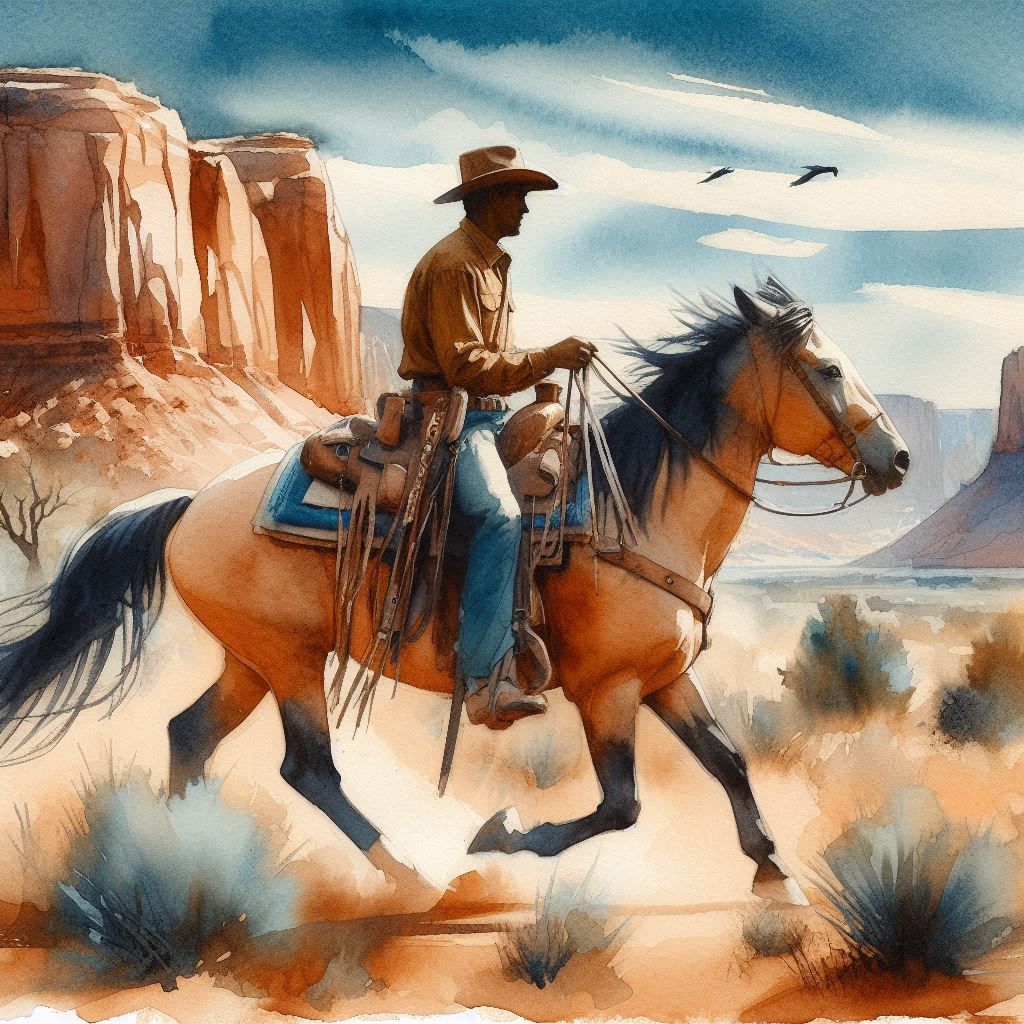 "... all of the cowboys that road a'hossback, one fourth of those hombres was sho' enough black."