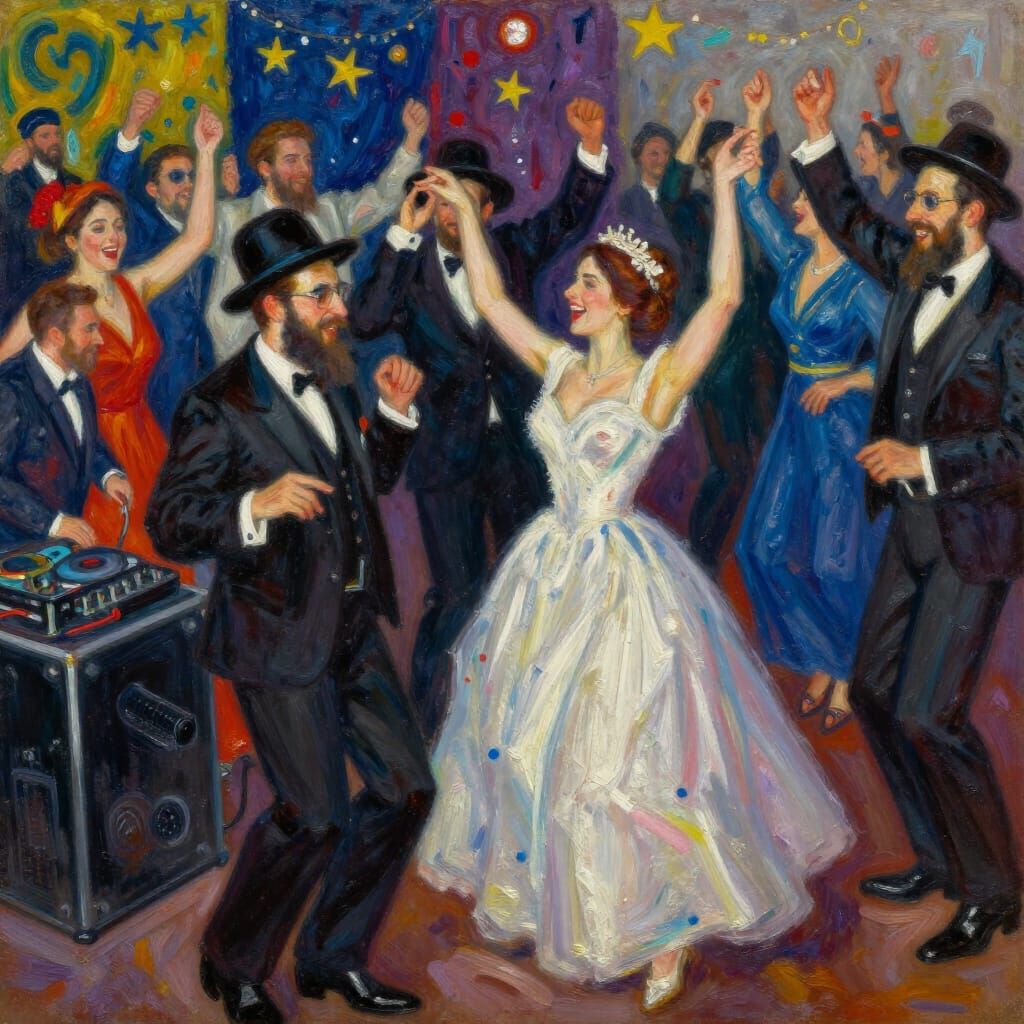 Ecstatic Hasidic Wedding Dance Celebration