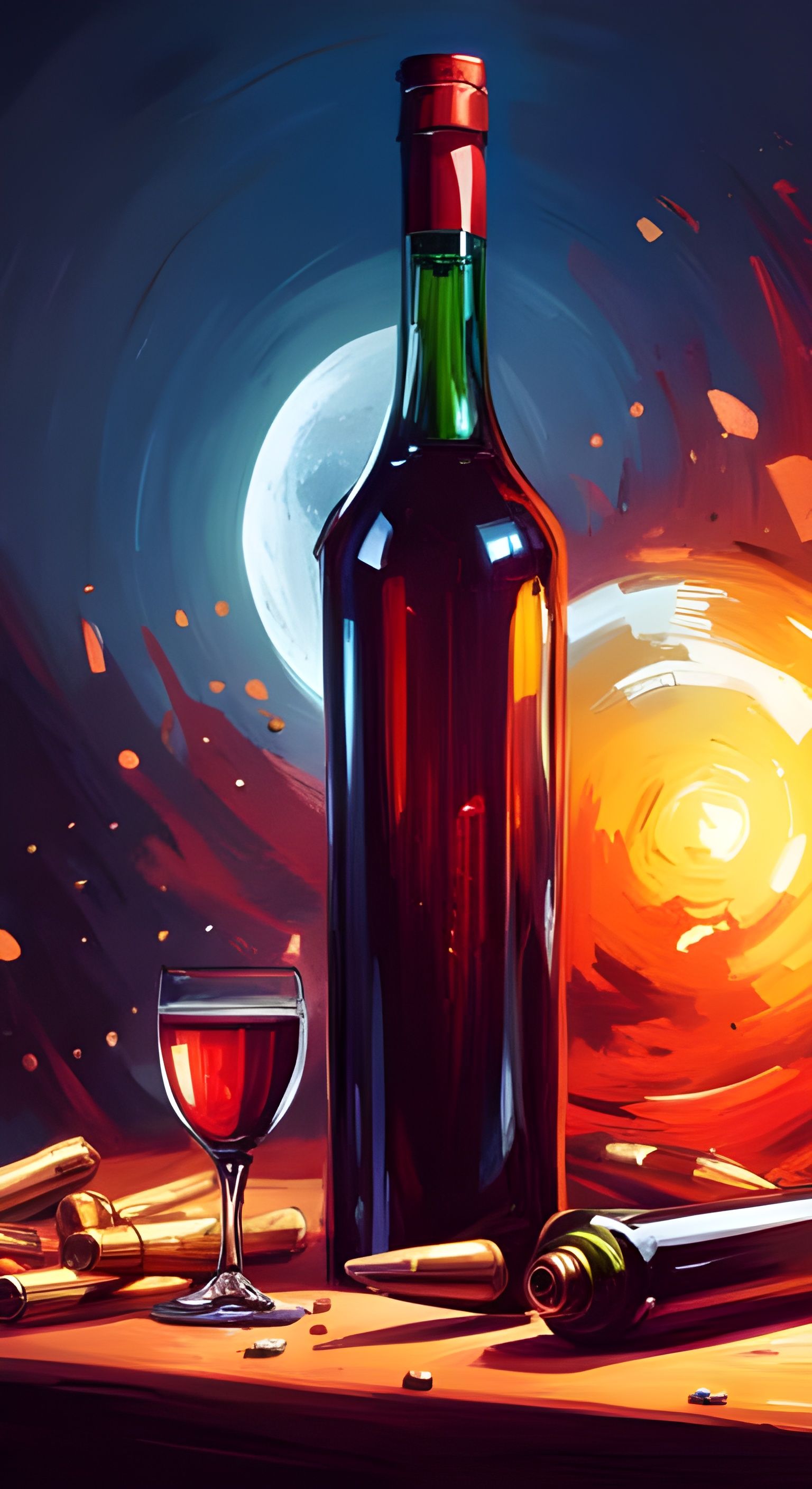 Port wine and Bullets  by @Sam