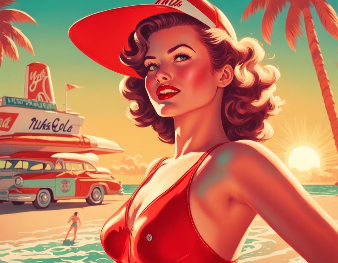 Nuka-Cola on the beach