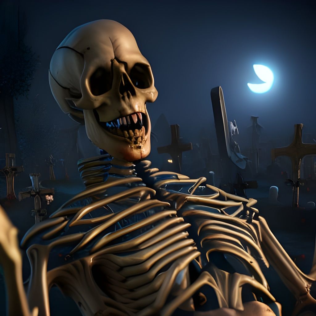 Having fun at the graveyard