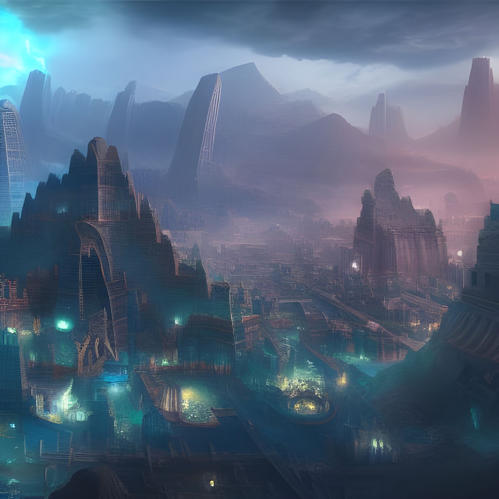 The Ancient sky city