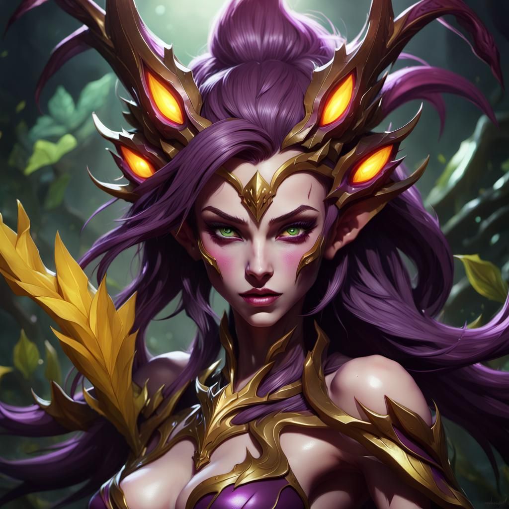 League of legend Zyra character