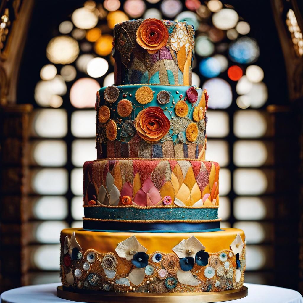 Color and Fabric of Life Cake