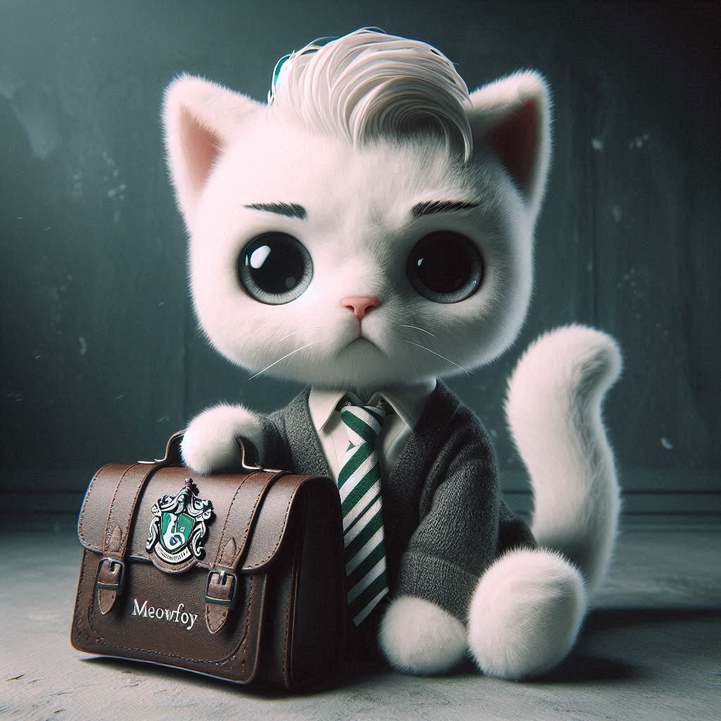Harry Potter Plushies Series ~ Meowfoy