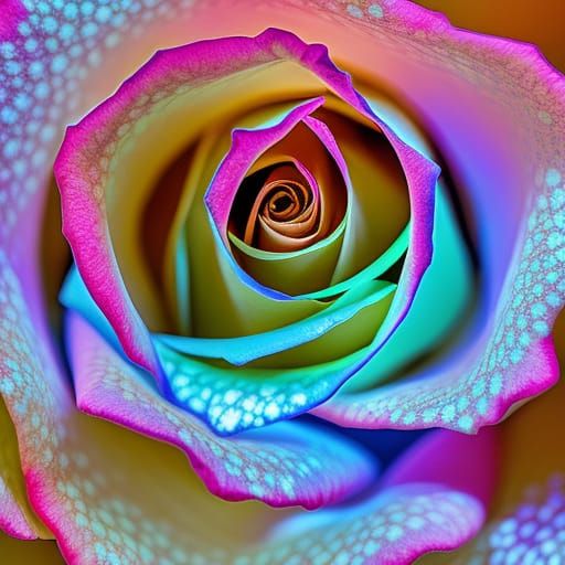 ultrarealistic luminescent: fluorescent, neon, roses - AI Generated ...