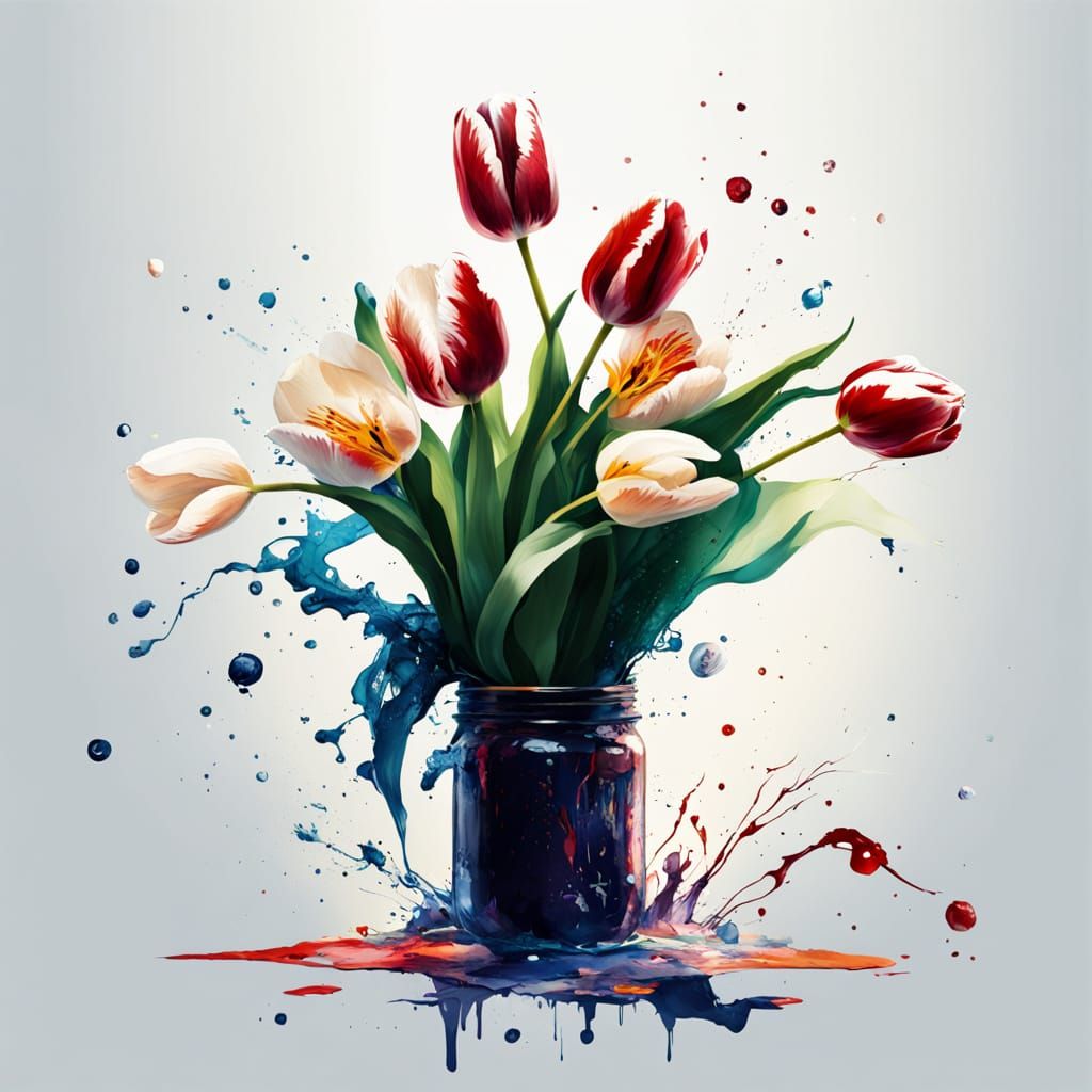 Made entirely of coloured microbeads