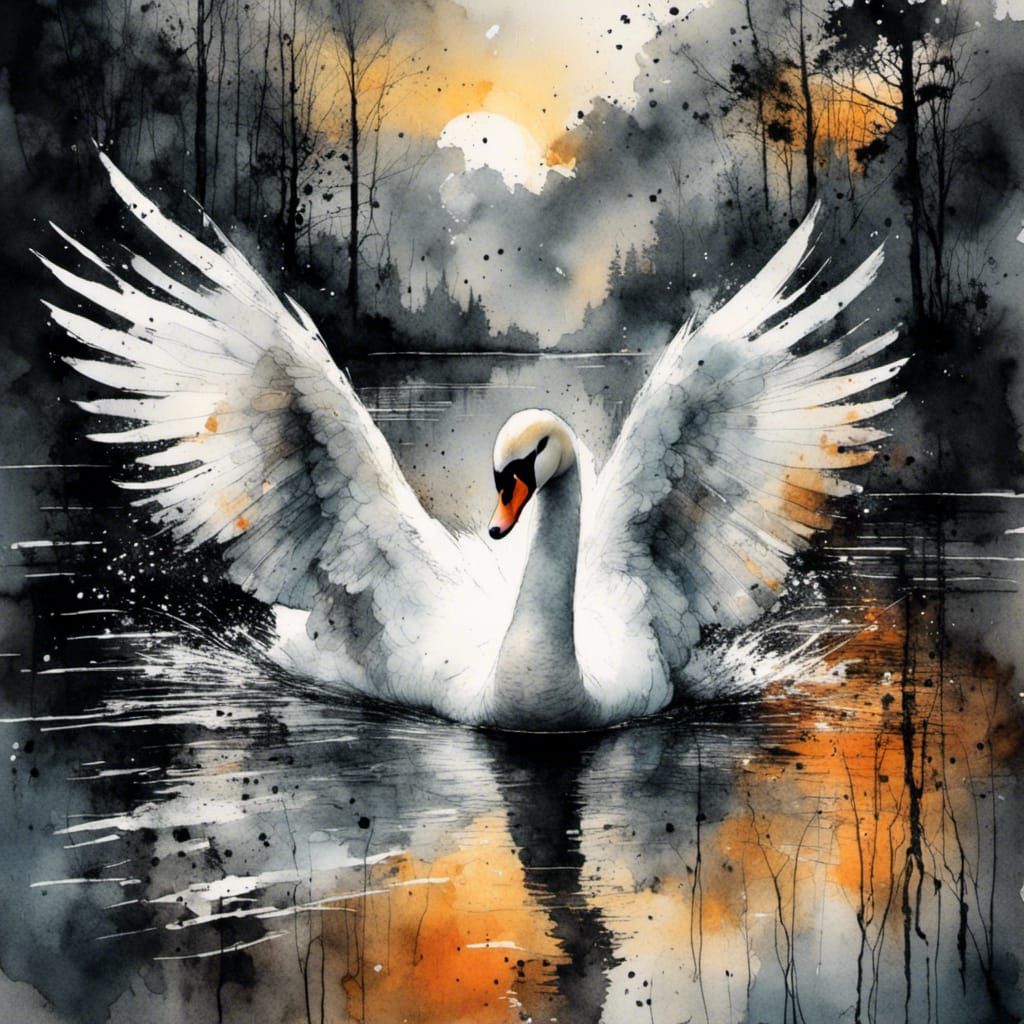 <lora:Charcoal Ink Art:1.0> 