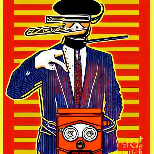 Satoshi Nakamoto bank vigilante digital art detailed paintin...