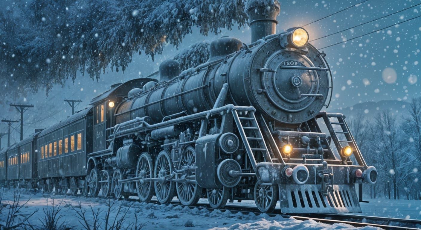 Winter Trains  by @Fisher