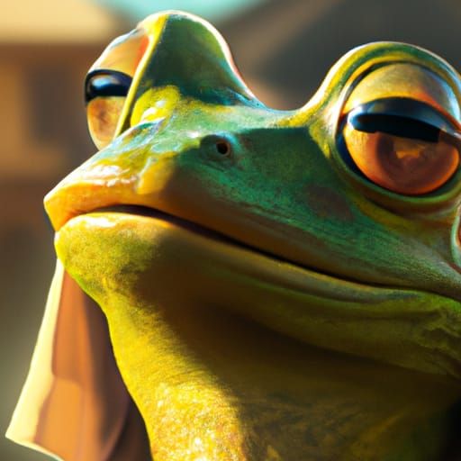 Contemplation Frog
