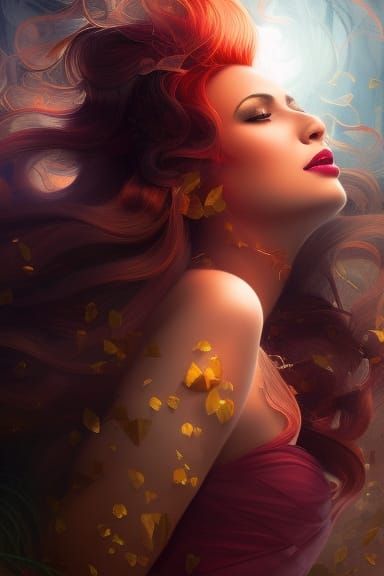 Aries, Beautiful highly detailed gorgeous wicked Queen, beau...
