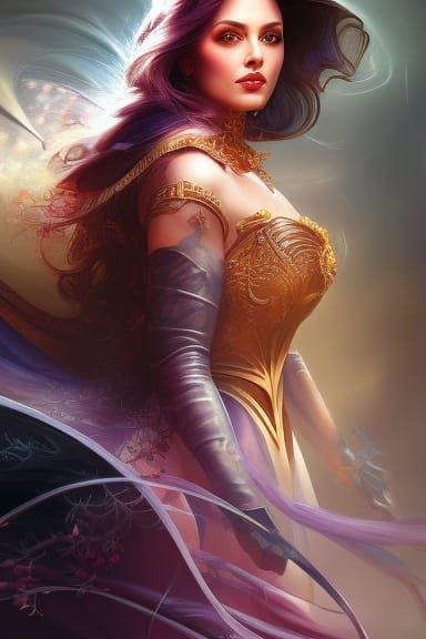 Aries, Beautiful highly detailed gorgeous wicked Queen, beau...