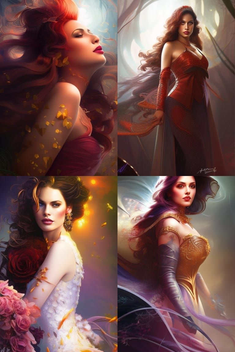 Aries, Beautiful highly detailed gorgeous wicked Queen, beau...