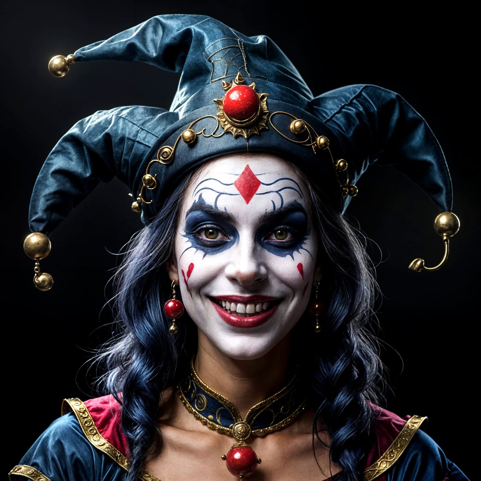 Jester in Black  by @Soft Soul