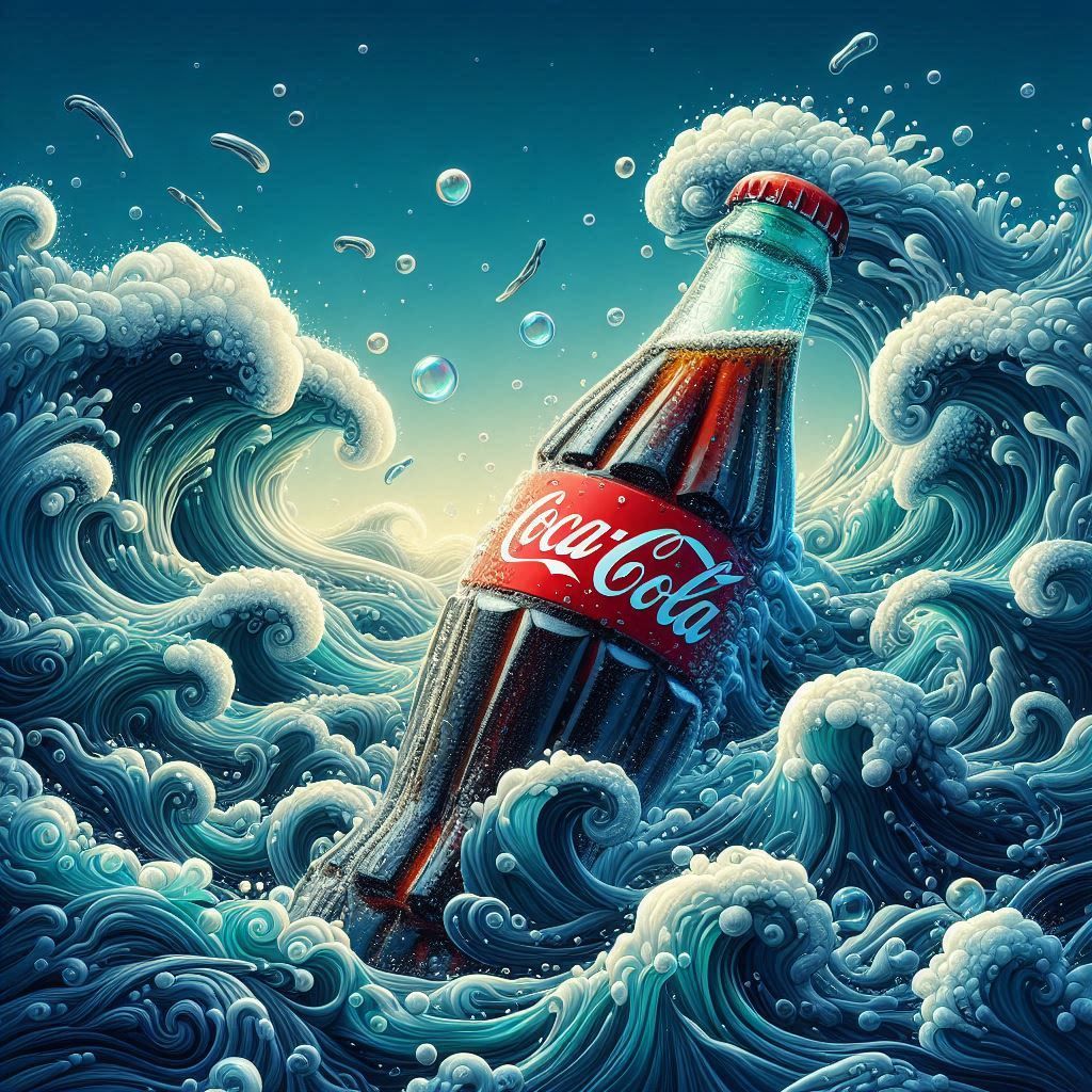 Sea of coke cola