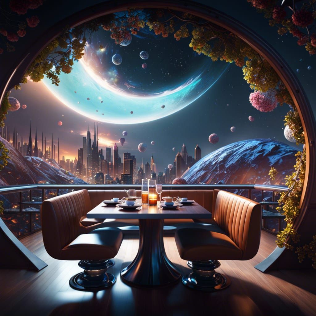  Space Cafe   by @QRC