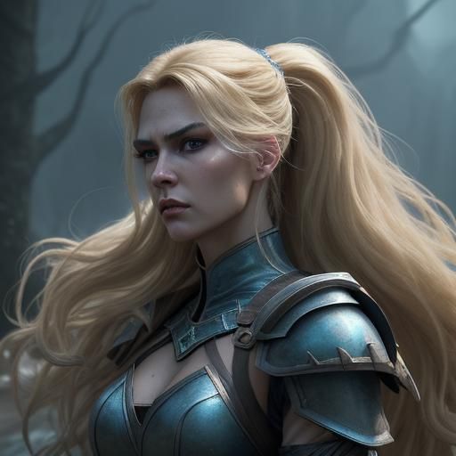 Aurora, Warrior Princess - AI Generated Artwork - NightCafe Creator