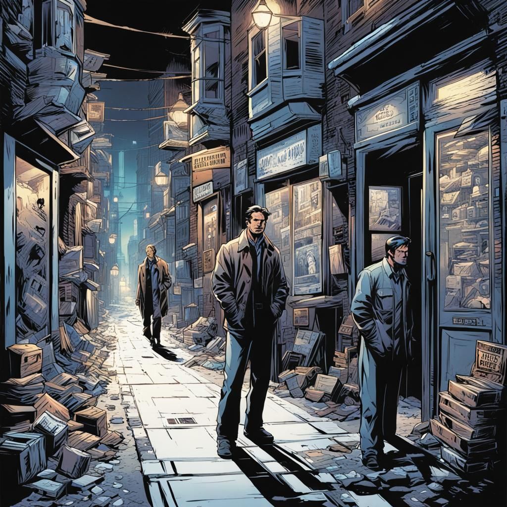 In the avenues and alleyways, where the soul of a man is eas...