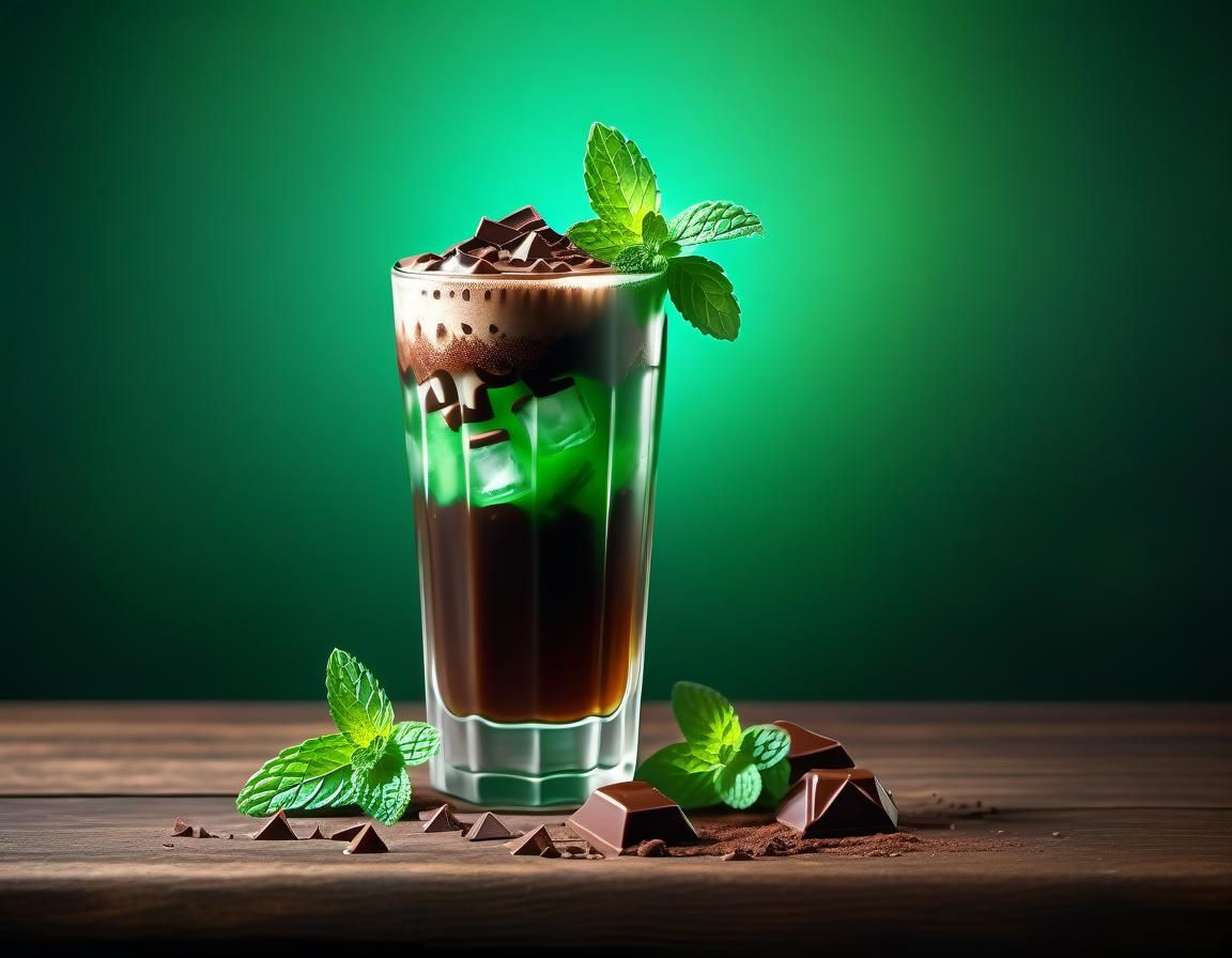 mint and chocolate cocktail